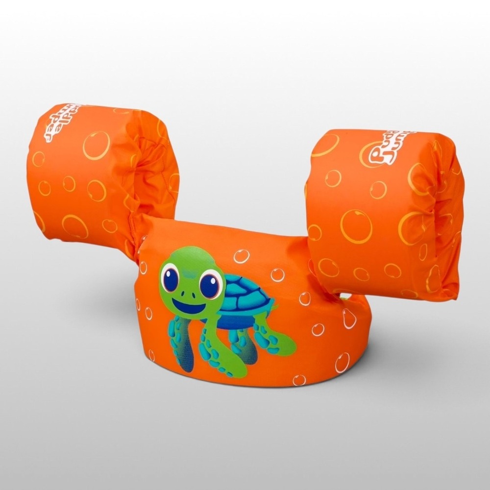 Stearns Puddle Jumper Life Jacket Child 33-55lb Orange Turtle Excellent USCG PFD